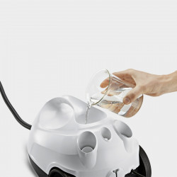 Karcher SC 2 EasyFix Steam Cleaner, 1500 W, 1 L, 3.2 bar, 75 m², Heats up in 6.5 minutes, Child Lock, White/Black