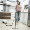 Aparat de curățat cu abur Karcher SC 3 EasyFix, 1900 W, 1 l, 3,5 bari, 75 m², Încălzire în 30 de secunde, Protecție împotriva accesului copiilor, Alb/Negru