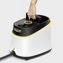 Karcher SC 3 Deluxe Steam Cleaner, 1900W, 1 L, 3.5 bar, 75 m², Heats up in 30 seconds, LED indicator, White/Black