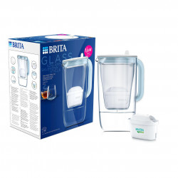 Brita Maxtra PRO vízszűrő kancsó, 2,5 l, LED-jelzőfény, borosilikátüveg, világoskék