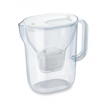 Brita Style Essential XL vízszűrő kancsó, 2,3 liter, LED-jelzőfény, Maxtra Pro szűrő, fehér