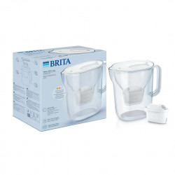Brita Style Essential XL vízszűrő kancsó, 2,3 liter, LED-jelzőfény, Maxtra Pro szűrő, fehér