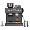 Еспресо машина Gastroback Advanced Urban Duo 42627, 3000W, 15 bar, 30 степени на смилане, Dual Thermoblock, Pre-brew, Манометър, Черен