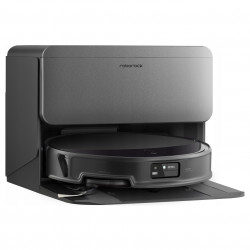 Прахосмукачка робот Roborock Saros 20 R&D, 65W, 36000 Pa, 259 мл/2.5 л, AdaptiLift 3.0, Автоматично пълнене и източване на водата, Автономия 200 мин, Черен