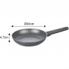 Klausberg KB 7832 Cookware Set, 12 pieces, Marble Finish, Induction Compatible, Gray