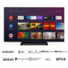 Τηλεόραση Toshiba 65UA3E63DG, 65", 164 εκ., 3840x2160 UHD-4K, Κατηγορία Ε, Smart TV, DLED, Wi-Fi, Bluetooth, Android 11, Μαύρο