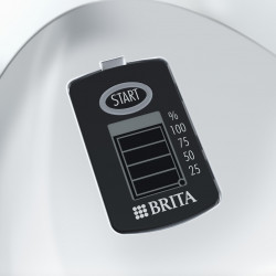 Brita Marella Cool Memo Water Filter Jug, 2.4 L, Memo Electronic Indicator, Maxtra Pro Filter, BPA-Free, White
