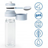 Филтрираща бутилка за вода Brita Fill & Go Vital, 600 мл, MicroDisc филтри, Без BPA, Светлосин