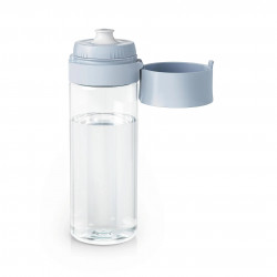Филтрираща бутилка за вода Brita Fill & Go Vital, 600 мл, MicroDisc филтри, Без BPA, Светлосин