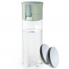 Φιάλη νερού με φίλτρο Brita Fill & Go Vital, 600 ml, φίλτρα MicroDisc, χωρίς BPA, ανοιχτό πράσινο