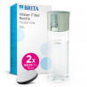 Φιάλη νερού με φίλτρο Brita Fill & Go Vital, 600 ml, φίλτρα MicroDisc, χωρίς BPA, ανοιχτό πράσινο