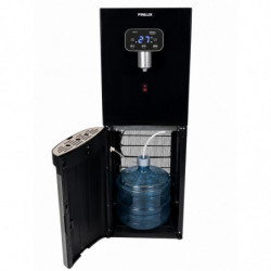 Finlux FWD-2611TS Water Dispenser, 520W, 12–95°C, Cooling 3 L/h, Heating 5 L/h, Compressor-type, Black/Silver