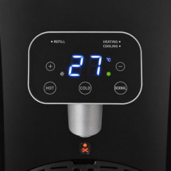 Finlux FWD-2611TS Water Dispenser, 520W, 12–95°C, Cooling 3 L/h, Heating 5 L/h, Compressor-type, Black/Silver