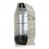 Set de sticle pentru carbonatare SodaStream Jet, 1 l, 2 buc., fără BPA, potrivite pentru mașina de spălat vase, negru