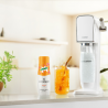 SodaStream Mirinda Concentrated Syrup, 440 ml, Up to 9 L, Allergen- and GMO-Free, White/Orange