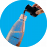 SodaStream 7 Up Diet koncentrált szirup, 440 ml, legfeljebb 9 l, allergénektől és GMO-tól mentes, fehér/zöld