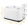 FIRST FA-5105 Ice Cream and Yogurt Maker, 100W, 1 L, Ice Maker, Compressor, White