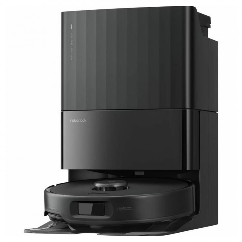 Aspirator robot Roborock Q Revo Edge 5V1 QRES52-00, 18500 Pa, 5200 mAh, 66 W, cartografiere 3D LiDAR, Reactive AI, FlexiArm, stație de încărcare, autonomie de până la 3 ore, negru