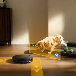 Прахосмукачка робот Roborock Saros 20 Complete Black, 65W, 36000 Pa, 259 мл/2.5 л, AdaptiLift 3.0, Сухо и мокро почистване, StarSight 2.0, 200 мин автономност, Черен