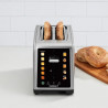 Cuisinart SimpliTouch XL RBT2200U Toaster, 1000W, 6 settings, 5 programs, Touch controls, Auto-center, Stainless steel/black