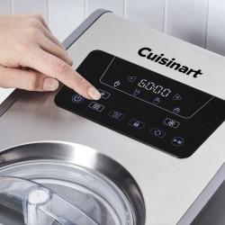 Cuisinart Freeze Ease Pro ICE150E fagylaltkészítő, 150 W, 1,5 l, 3 fokozat, 4 program, kompresszor, rozsdamentes acél