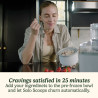 Cuisinart Solo Scoops ICEM10E Ice Cream Maker, 25W, 475 ml, Makes up to 8 scoops of ice cream, White
