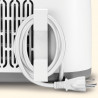 Masina de facut inghetata Cuisinart Freeze Ease ICE90E, 100 W, 0,95 l, 3 programe, Compresor, Alb/Gri