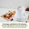 Μηχανή παγωτού Cuisinart Cool Scoops ICE21E, 35 W, 1,4 λίτρα, Έως 20 μπάλες παγωτού, Διαφανές καπάκι με εύκολο κλείσιμο, Λευκό