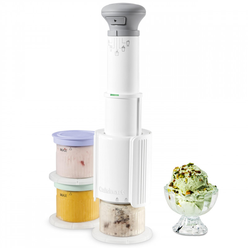 Cuisinart Freeze Wand ICEFD10E fagylaltkészítő, 250 W, 240 ml, 5 program, BPA-mentes, csendes működés, fehér