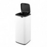 Кош за боклук Brabantia Bo Touch 1010121, 30 л, Плавно и безшумно отваряне, Голям отвор, Бял