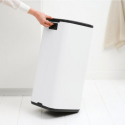 Brabantia Bo Touch 1010121 szemetes, 30 l, simán és csendesen nyíló, nagy nyílású, fehér