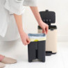 Кош за боклук Brabantia Bo Pedal 1010122, 4 л, Леко затваряне, Противоплъзгаща основа, Бежов