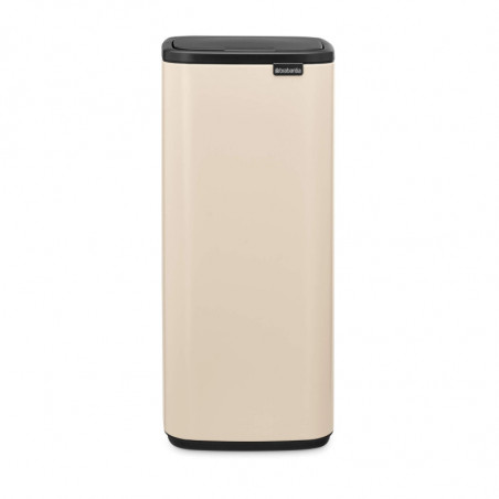Coș de gunoi Brabantia Bo Touch 1010125, 30 l, deschidere lină și silențioasă, deschidere largă, bej