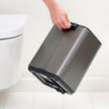 Brabantia Bo Pedal 1010127 szemetes, 7 l, lágy zárás, gumírozott talp, sötét szürke