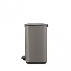 Brabantia Bo Pedal 1010128 szemetes, 12 l, lágy zárás, csúszásgátló talp, szürke