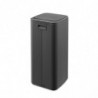 Brabantia Bo Touch 1010135 szemetes, 30 l, sima és csendes nyitás, nagy nyílás, ásványi bevonat, sötét szürke