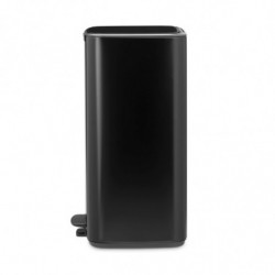 Brabantia Bo Pedal 1010139 szemetes, 30 l, könnyű zárás, csúszásgátló talp, fekete