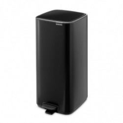 Brabantia Bo Pedal 1010139 szemetes, 30 l, könnyű zárás, csúszásgátló talp, fekete
