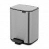 Brabantia Bo Pedal 1010141 szemetes, 4 l, könnyű zárás, csúszásgátló talp, ujjlenyomatálló, rozsdamentes acél/matt