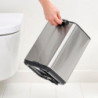 Brabantia Bo Pedal Trash Can 1010142, 7 L, Soft-Close, Rubberized Base, Fingerprint-Resistant, Stainless Steel