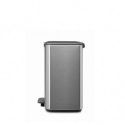 Кош за боклук Brabantia Bo Pedal 1010143, 12 л, Леко затваряне, Противоплъзгаща основа, Устойчив на пръстови отпечатъци, Инокс/Мат