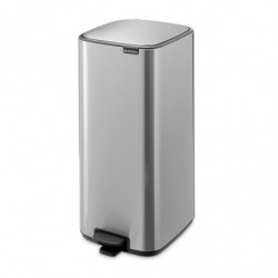 Brabantia Bo Pedal 1010144 szemetes, 30 l, könnyű záródás, csúszásgátló talp, ujjlenyomatmentes, rozsdamentes acél/matt