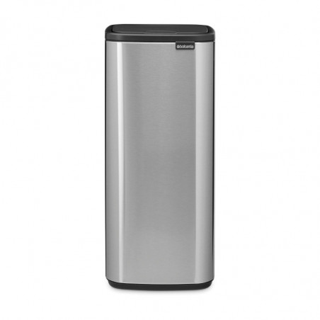 Brabantia Bo Touch 1010145 szemetes, 30 l, Sima és csendes nyitás, Nagy nyílás, Ujjlenyomat-álló, Rozsdamentes acél/matt