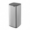 Brabantia Bo Touch 1010145 Trash Can, 30 L, Smooth and Silent Opening, Large Opening, Fingerprint-Resistant, Stainless Steel/Matte