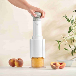 Машина за сладолед Cuisinart Freeze Wand ICEFD10E, 250W, 240 мл, 5 програми, Без BPA, Тиха работа, Бял