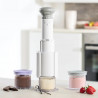 Aparat de facut inghetata Cuisinart Freeze Wand ICEFD10E, 250 W, 240 ml, 5 programe, Fara BPA, Functionare silentioasa, Alb