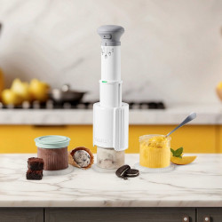 Cuisinart Freeze Wand ICEFD10E fagylaltkészítő, 250 W, 240 ml, 5 program, BPA-mentes, csendes működés, fehér