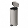 Coș de gunoi cu pedală Brabantia NewIcon 1010442, 30 l, închidere lentă, bază antiderapantă, gri deschis