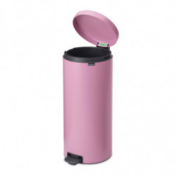 Кош за боклук с педал Brabantia NewIcon 1010443, 30 л, Плавно затваряне, Противоплъзгаща основа, Розов