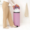 Brabantia NewIcon 1010443 Pedal Bin, 30 L, Soft-Close, Non-Slip Base, Pink